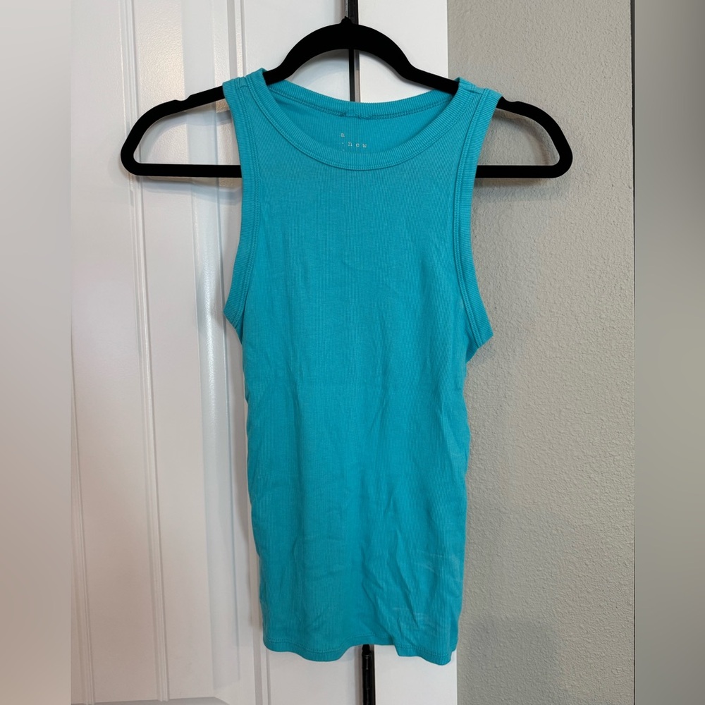 A New Day Ribbed Tank Size Medium